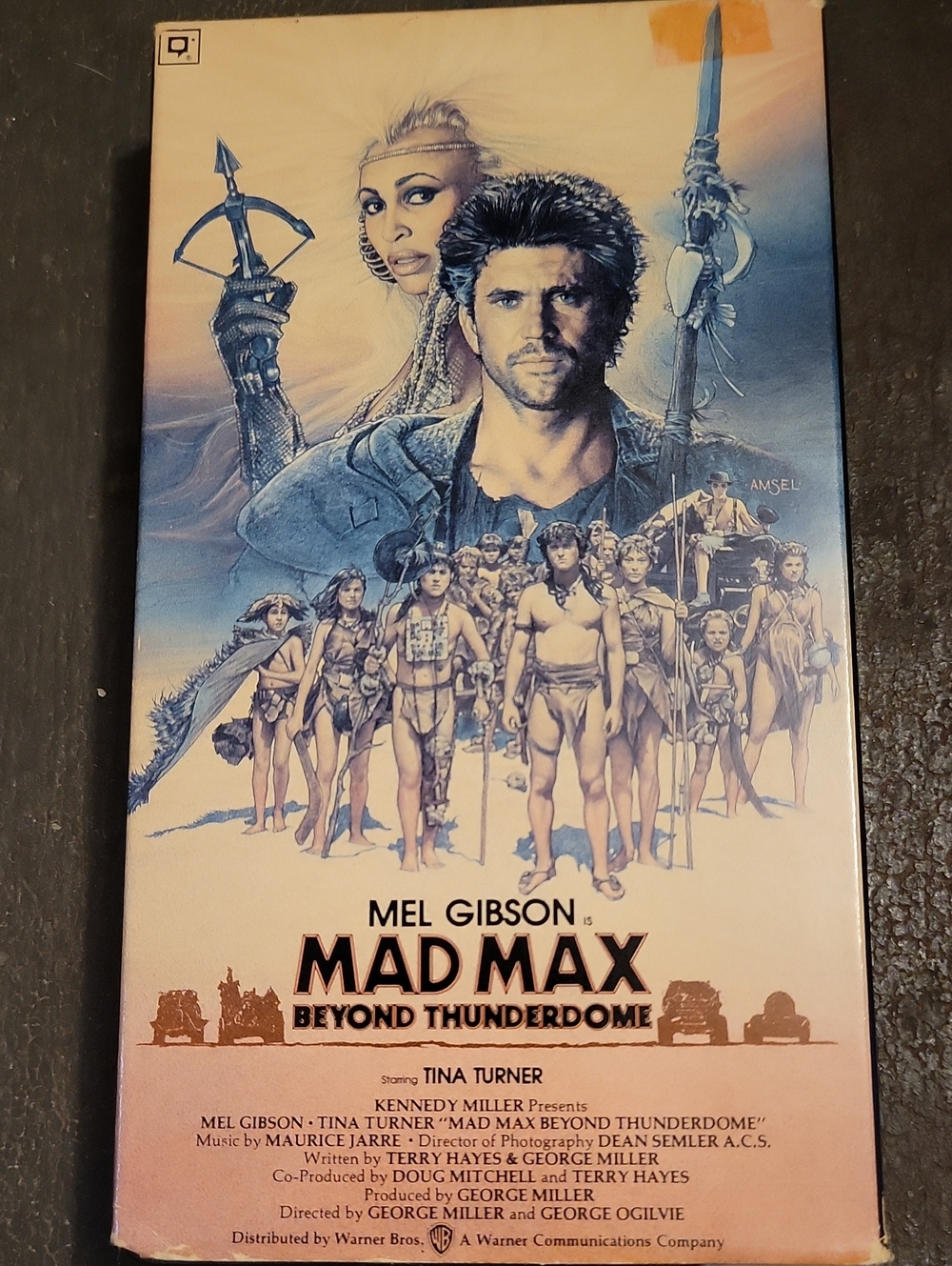 Mad Max Beyond Thunderdome VHS Movie- Blue/Tan